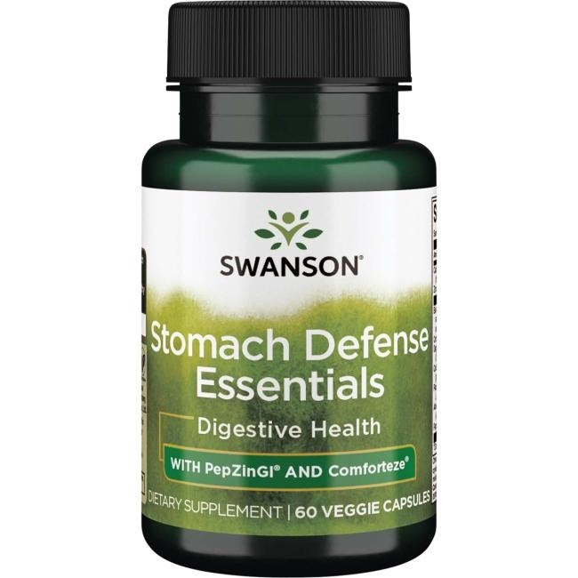 Swanson - Mageförsvar Grundläggande med PepZinGI och Comforteze + 60 Vcaps
