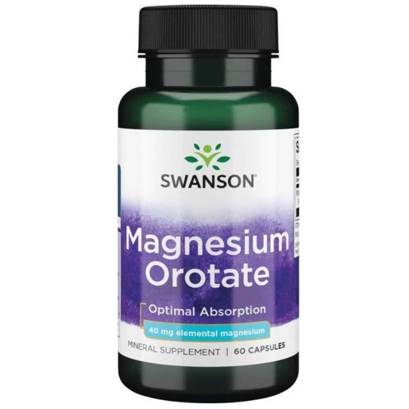 Swanson - Magnesiumorotat 40 mg + 60 kapslar