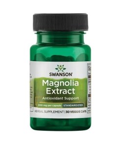 Swanson - Magnoliaextrakt 200 mg + 30 vegetariska kapslar