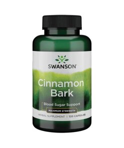 Swanson - Maximal styrka kanelbark + 120 kapslar