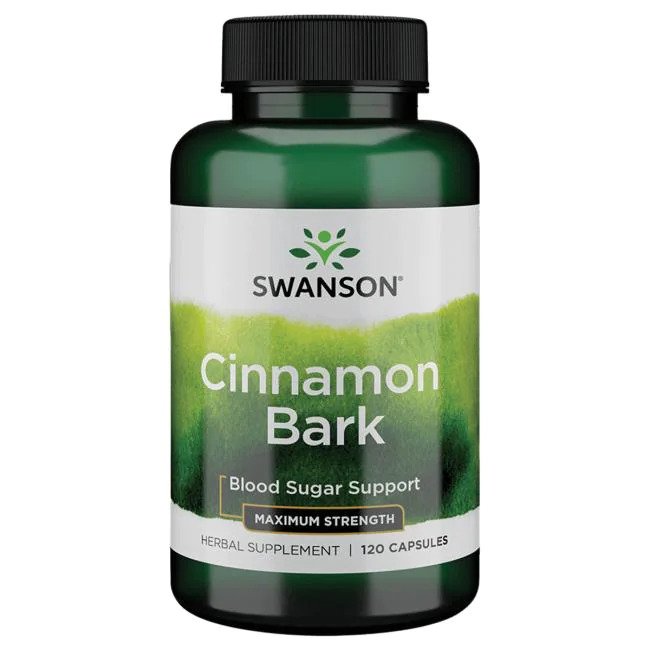 Swanson - Maximal styrka kanelbark + 120 kapslar