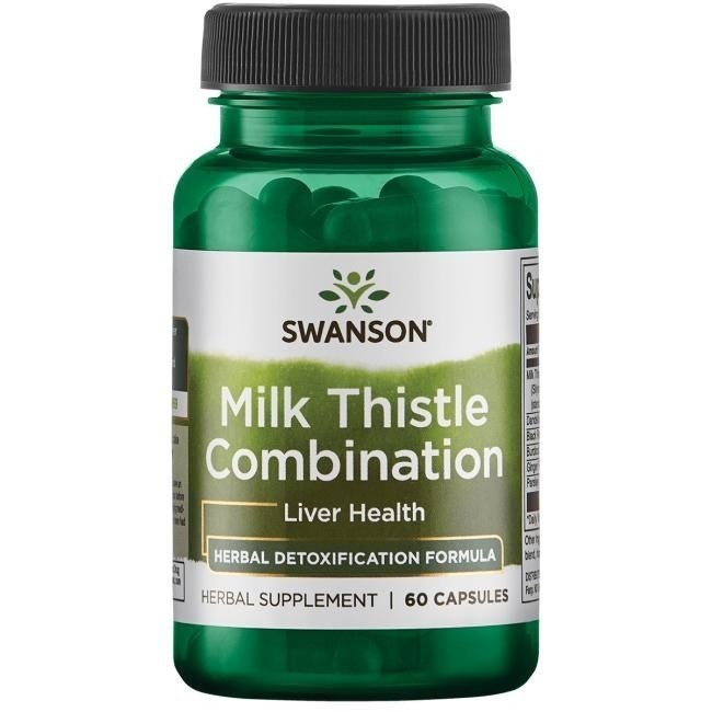 Swanson - Mjölktistelblandning + 60 kapslar
