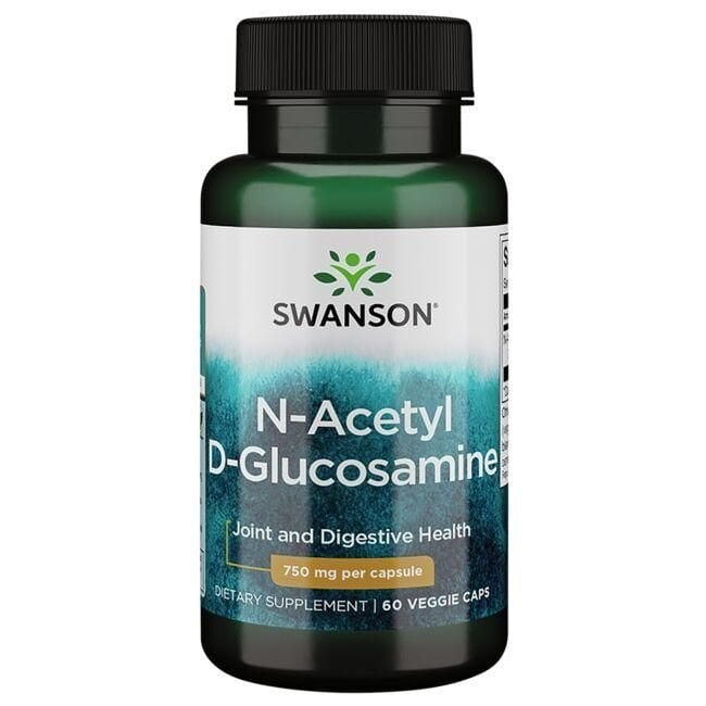 Swanson - N-acetyl-D-glukosamin 750 mg + 60 Vcaps