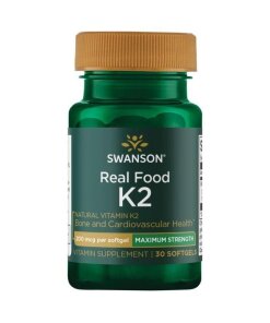 Swanson - Naturligt Vitamin K-2 200 µg + 30 mjuka gelkapslar