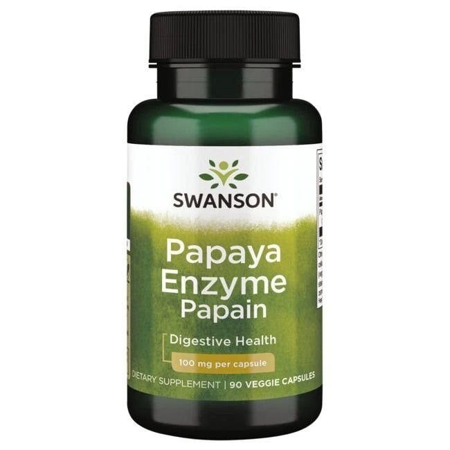 Swanson - Papayaenzym 100 mg + 90 Vcaps