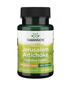 Swanson - Prebiotisk jordärtskocka 400 mg + 60 kapslar
