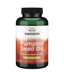 Swanson - Pumpafröolja 1000 mg + 100 mjuka gelkapslar