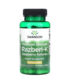 Swanson - Razberi-K maximal styrka 500 mg + 60 vegetariska kapslar