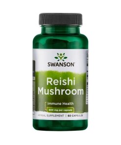 Swanson - Reishi-svamp + 600 mg