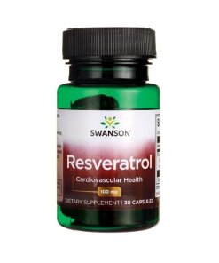 Swanson - Resveratrol 100 mg + 30 kapslar
