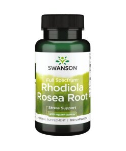 Swanson - Rhodiola rosea-rot + 400 mg