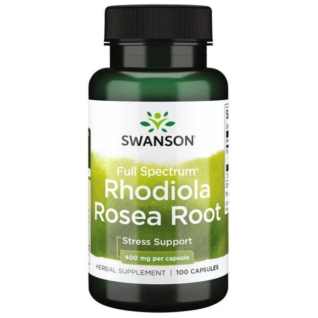 Swanson - Rhodiola rosea-rot + 400 mg