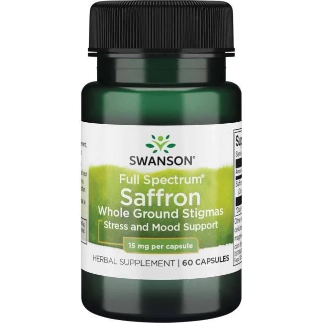 Swanson - Saffran i fullt spektrum 15 mg + 60 kapslar