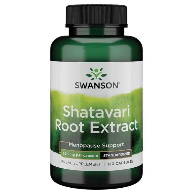 Swanson - Shatavari rotextrakt 500 mg + 120 kapslar