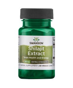 Swanson - Shilajit-extrakt 100 mg + 30 V-kapslar
