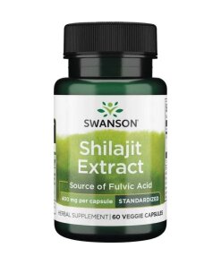 Swanson - Shilajit-extrakt 400 mg + 60 veganska kapslar