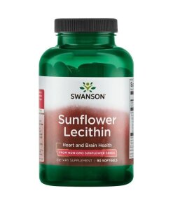 Swanson - Solroslecitin + 90 mjukgelkapslar