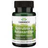 Swanson - Spirulina och astaxantin + 120 vegetariska tabletter