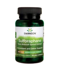 Swanson - Sulforafan från broccoli groddextrakt 400 µg + 60 kapslar