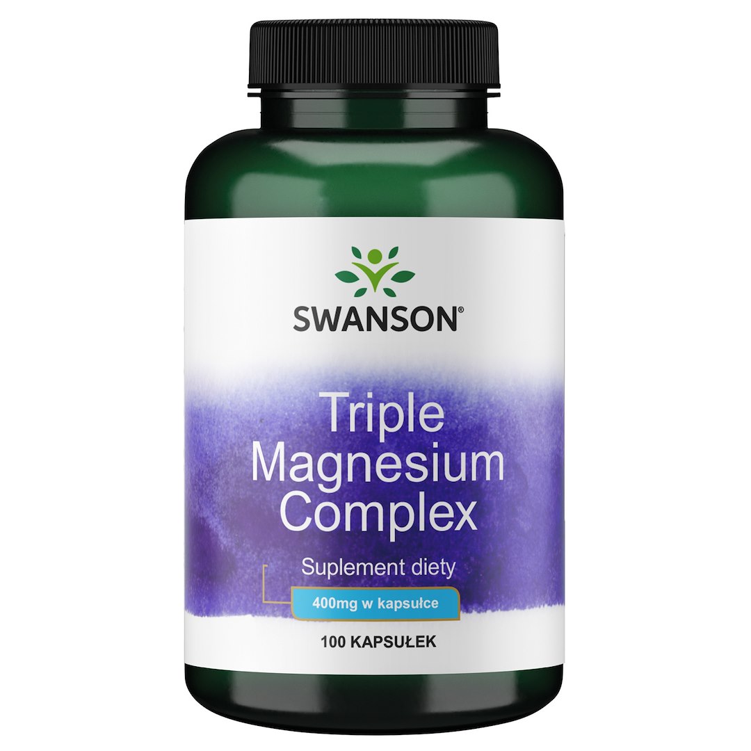 Swanson - Trippel magnesiumkomplex + 100 kapslar