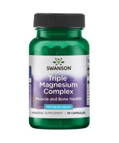 Swanson - Trippel magnesiumkomplex + 400 mg