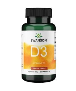 Swanson - Vitamin D3 2000 IE + 250 kapslar