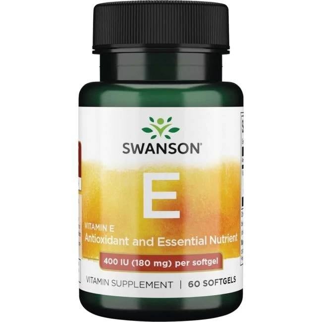Swanson - Vitamin E 400 IE + 60 kapslar