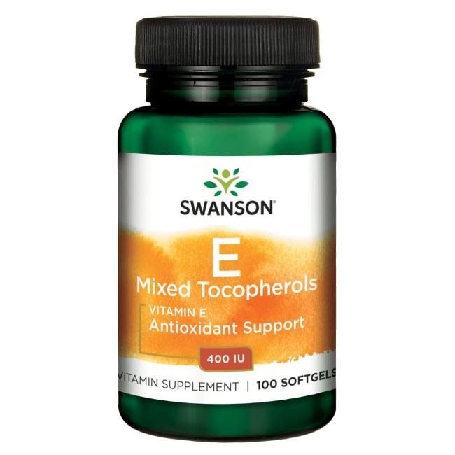 Swanson - Vitamin E blandade tokoferoler 400 IE + 100 mjuka kapslar