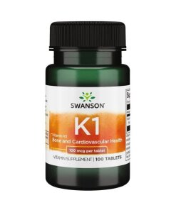 Swanson - Vitamin K1 100 mcg + 100 tabletter