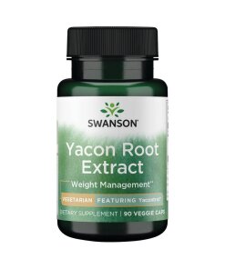 Swanson - Yaconrotsextrakt 100 mg + 90 vegetariska kapslar