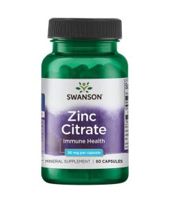 Swanson - Zinkcitrat 30 mg + 60 kapslar