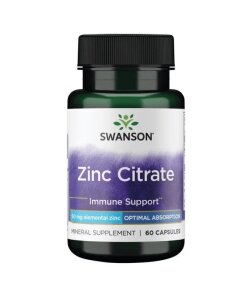 Swanson - Zinkcitrat 50 mg + 60 kapslar