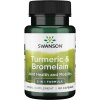 Swanson - gurkmeja och bromelain + 60 kapslar