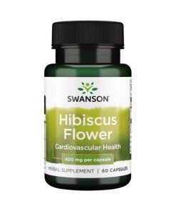 Swanson - hibiskusblomma 400 mg + 60 kapslar