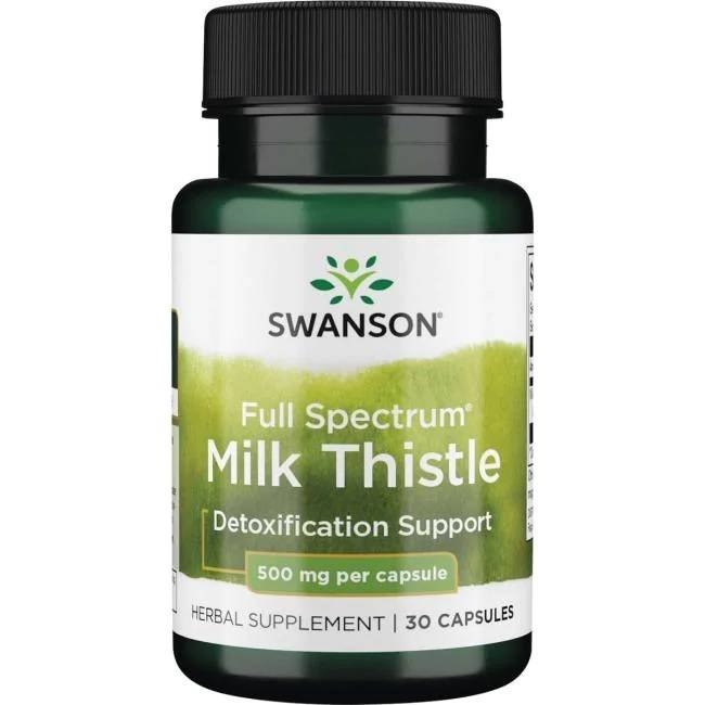 Swanson - mjölkört 500 mg + 30 kapslar