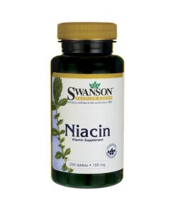 Swanson - niacin 100 mg + 250 tabletter