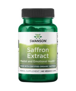 Swanson - safranextrakt + 60 kapslar
