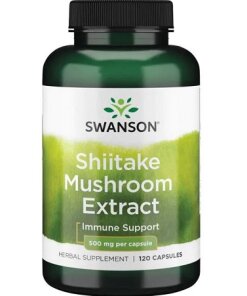 Swanson - shiitake-svampextrakt + 500 mg