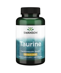 Swanson - taurin 500 mg + 100 kapslar
