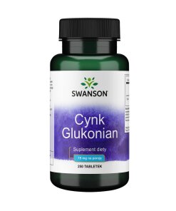 Swanson - zinkglukonat 30 mg + 250 tabletter