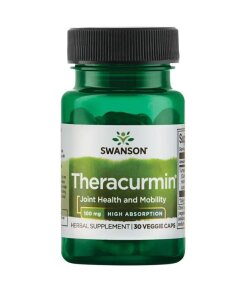 Theracurmin 100mg – Högabsorberande Gurkmeja – 30 Vegokapslar