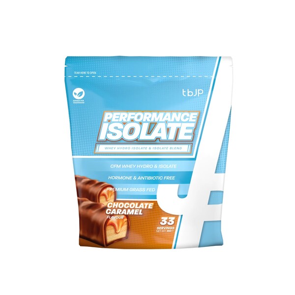 Trained by JP - Performance Isolate Chokladkaramell + 1000 g