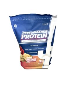 Trained by JP - Performanceprotein Vit choklad och hallon + 1000 g