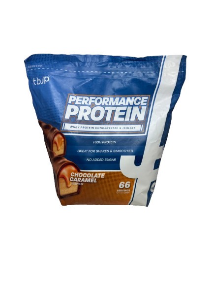 Trained by JP - Prestandaprotein Chokladkaramell + 2000g