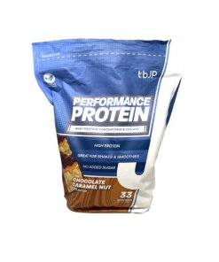 Trained by JP - Prestandaprotein Chokladkaramellnöt + 1000 g