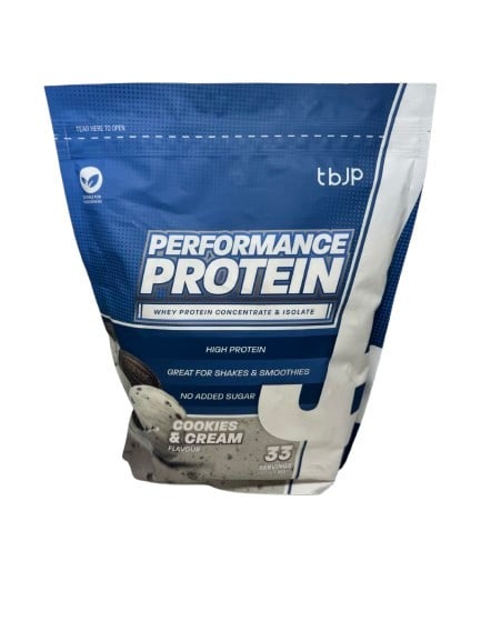 Trained by JP - Prestandaprotein Kakor och Grädde + 1000g
