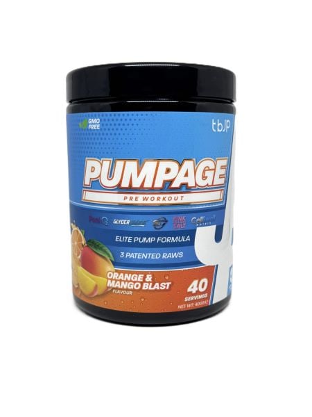 Trained by JP - Pumpage apelsin och mango + 400g