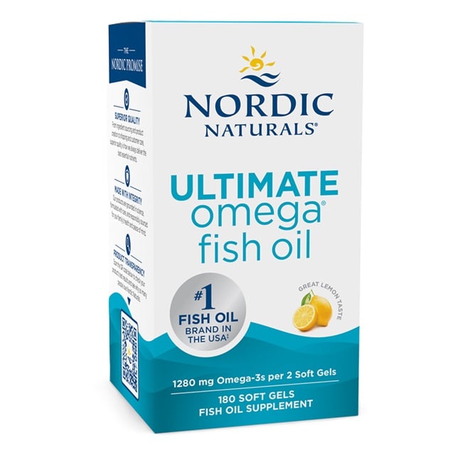 Ultimate Omega 1280 mg Citron – 180 softgels