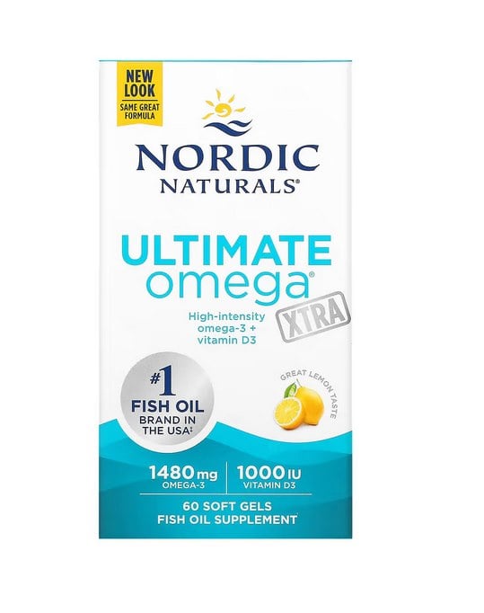 Ultimate Omega Xtra 1480mg Citron – 60 mjukgeler