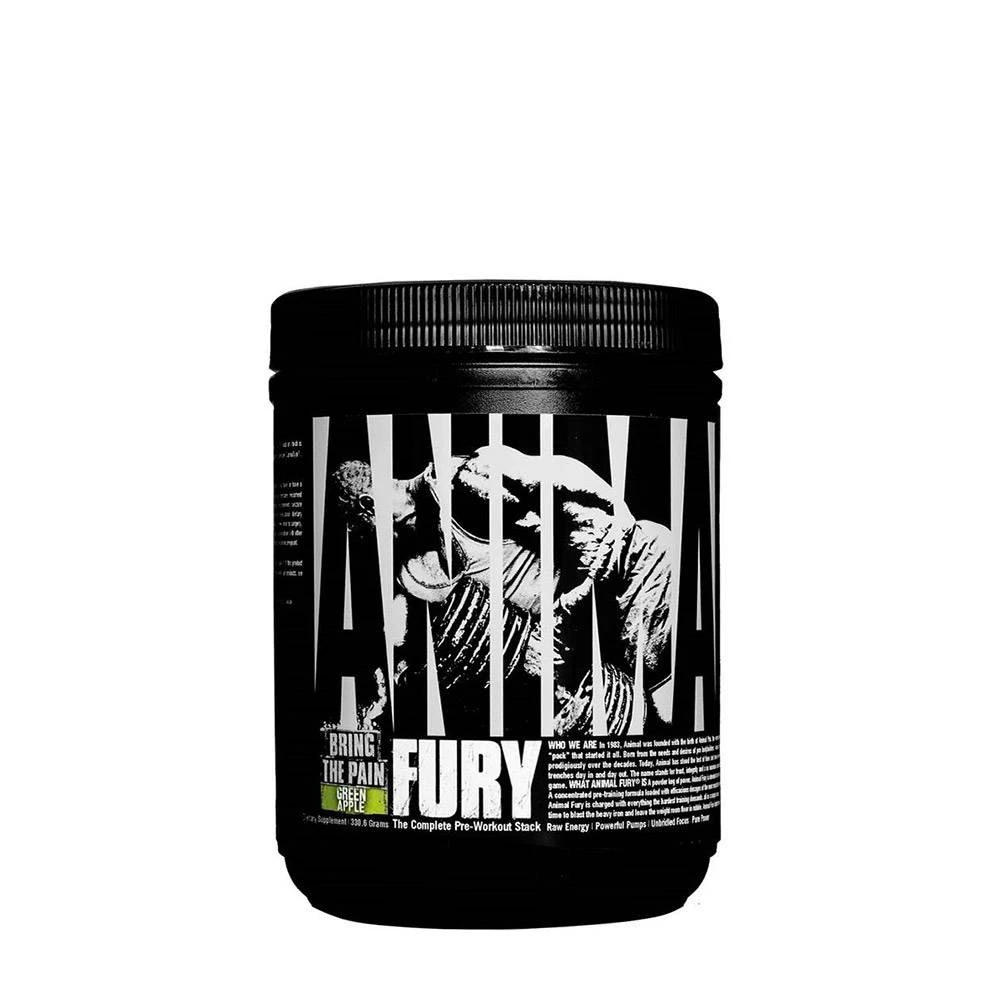 Universal Nutrition - Animal Fury Före-träning Grönt äpple + 20 portioner